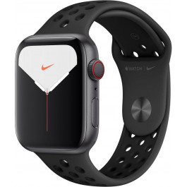   Apple Watch Series 5 GPS + LTE 44mm Space Gray Aluminum w. Anthracite/Black Nike Sport Band (MX3A2/MX3F2)