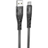 Hoco U105 Treasure jelly USB Type-C 1m Black - зображення 1