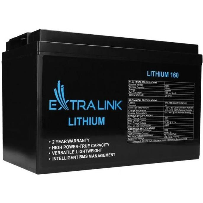 Extralink LiFePO4 12.8V 160Ah (EX.30462) - зображення 1