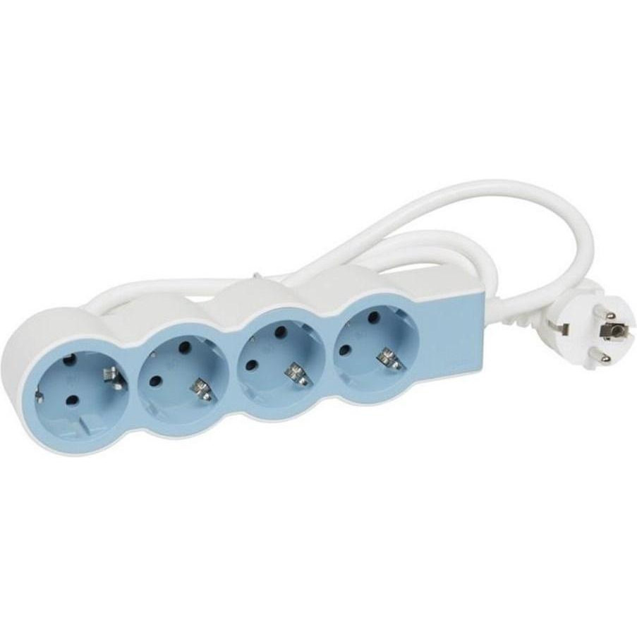 Legrand Standard 4 socket Blue (694554) - зображення 1