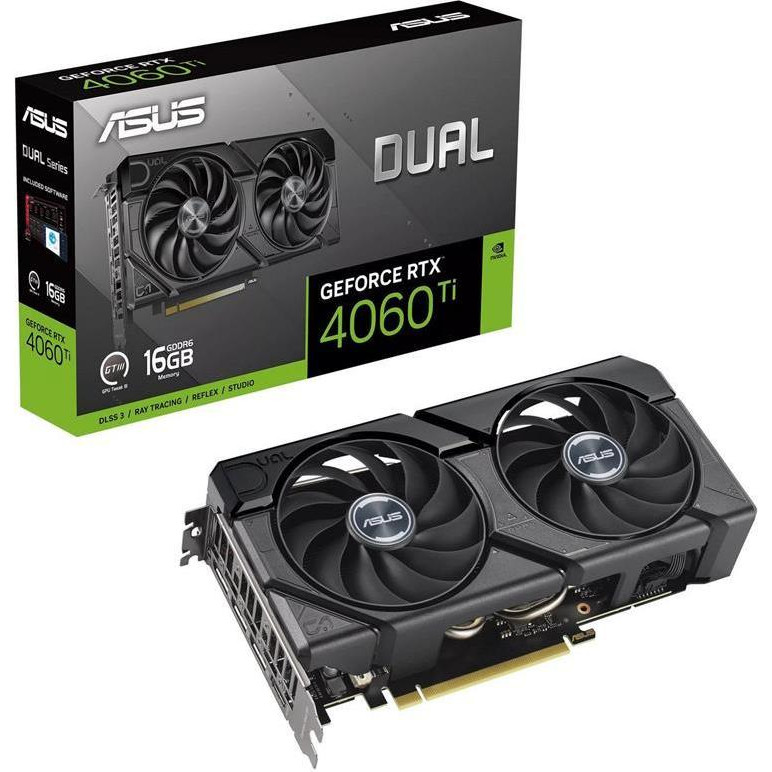 ASUS DUAL-RTX4060TI-16G - зображення 1