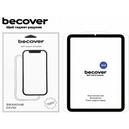   BeCover Захисне скло 10D для Apple iPad Mini 6 2021 Black (710573)