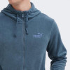 PUMA Синя чоловіча кофта  ESS ELEVATED Polarfleece Full-Zip Hoodie 681893/25 L - зображення 4