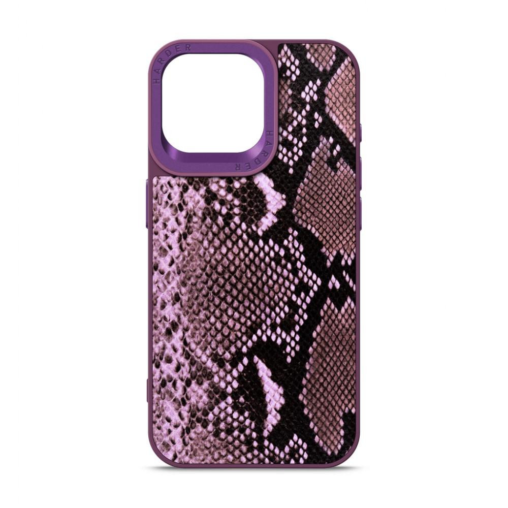 Harder Genuine Snake Apple iPhone 15 Pro Max Dark Purple (ARM76785) - зображення 1