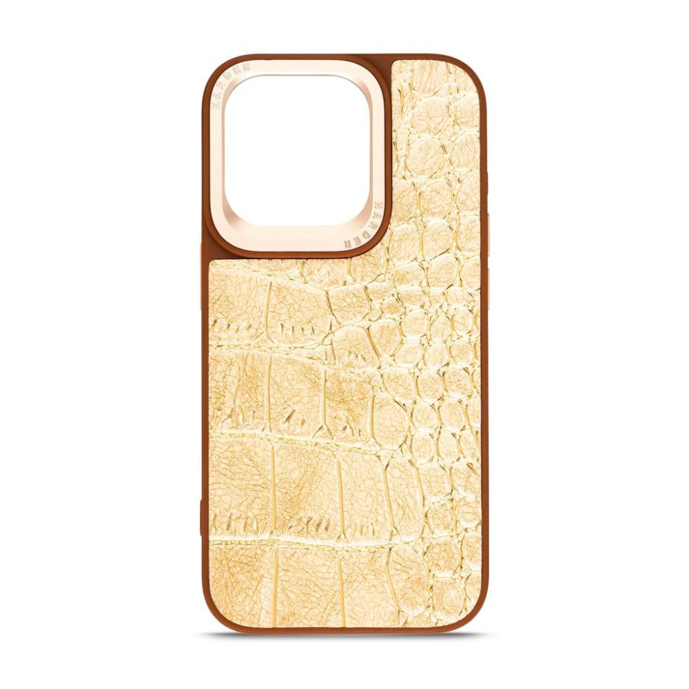 Harder Crocosaur Apple iPhone 15 Pro Beige (ARM76703) - зображення 1