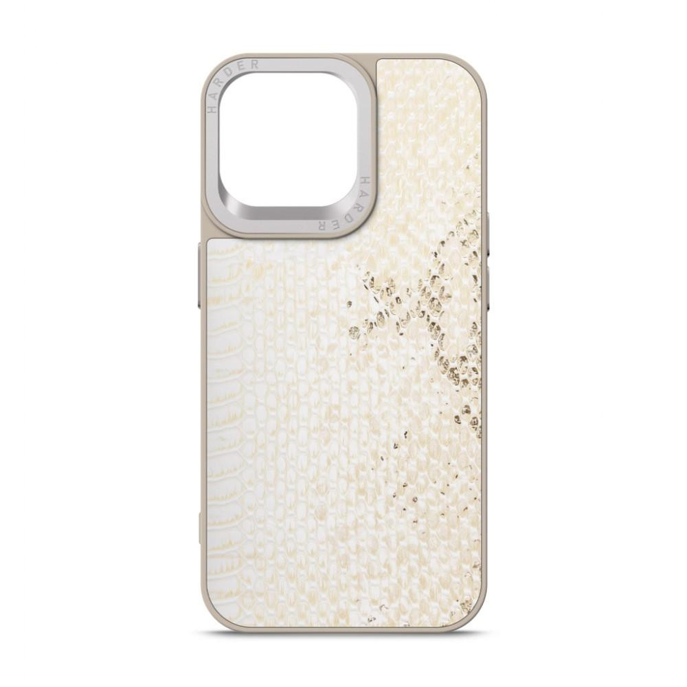 Harder Snake Pattern для Apple iPhone 14 Pro Max White Cream (ARM76813) - зображення 1