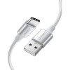 UGREEN US288 USB-A to Type-C QC3.0 18W 0.25m White (60129) - зображення 1