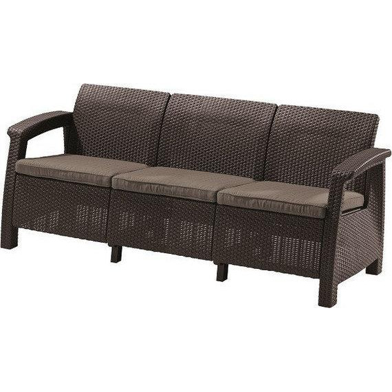 Allibert Corfu love seat max коричневий (3253929120770) - зображення 1