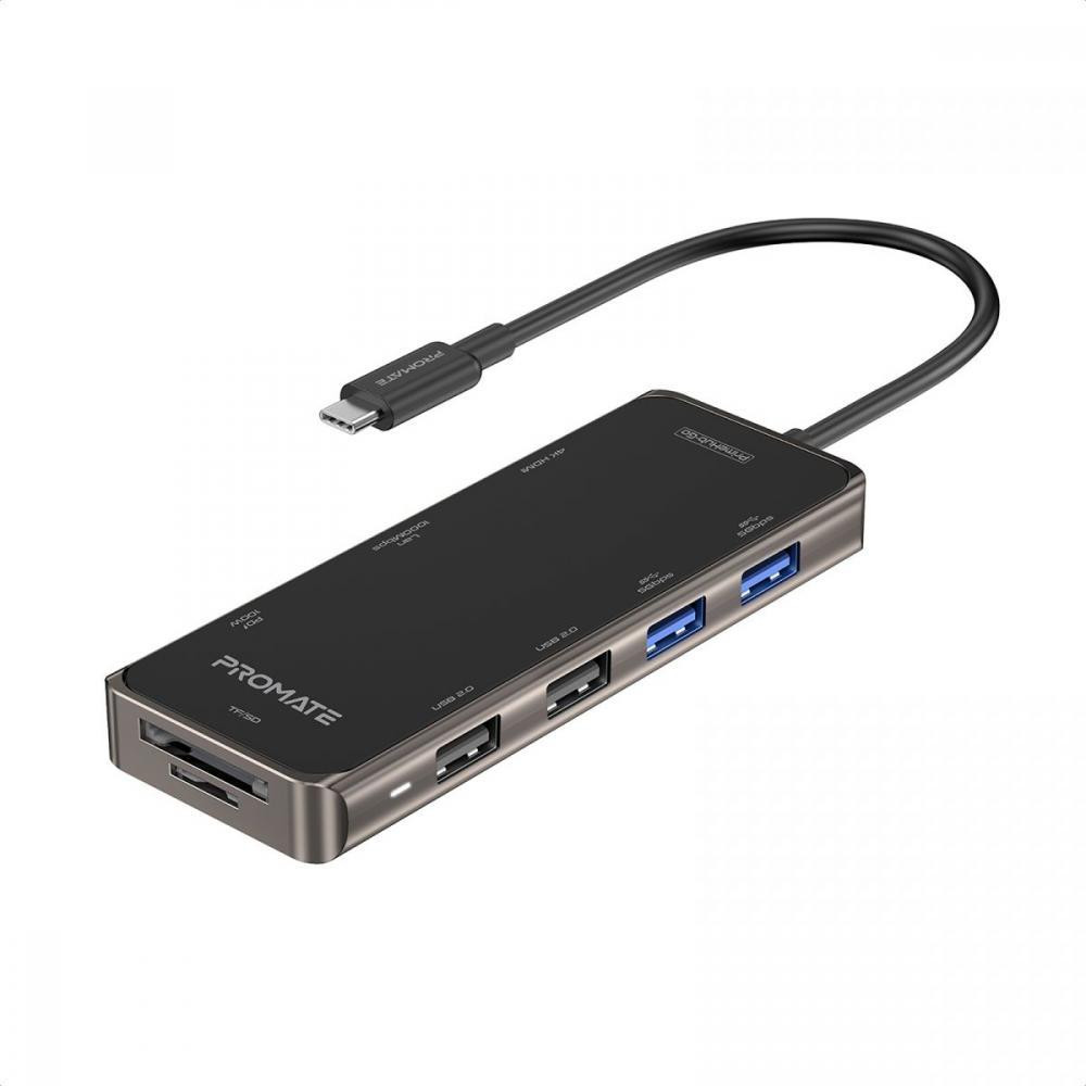 Promate PrimeHub-Pro USB-C (primehub-go.grey) - зображення 1