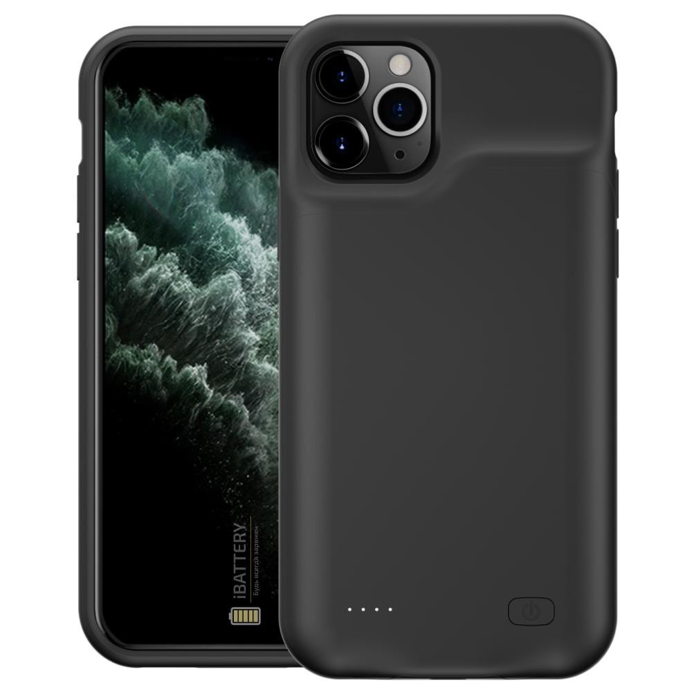 iBattery Чохол powerbank  для iPhone 11 Pro Max Slan 6500 mAh black - зображення 1