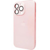 AG Glass Matt Frame Color Logo for Apple iPhone 11 Pro Max Chanel Pink (AGMattFrameiP11PMPink) - зображення 1