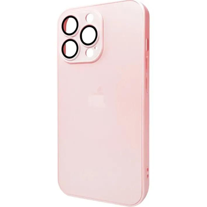 AG Glass Matt Frame Color Logo for Apple iPhone 11 Pro Max Chanel Pink (AGMattFrameiP11PMPink) - зображення 1