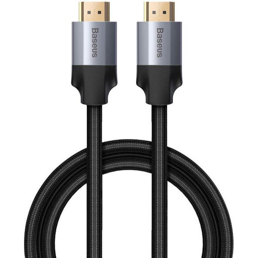 Baseus Visual Enjoyment Series HDMI 2m Gray/Black (CAKSX-C0G) - зображення 1