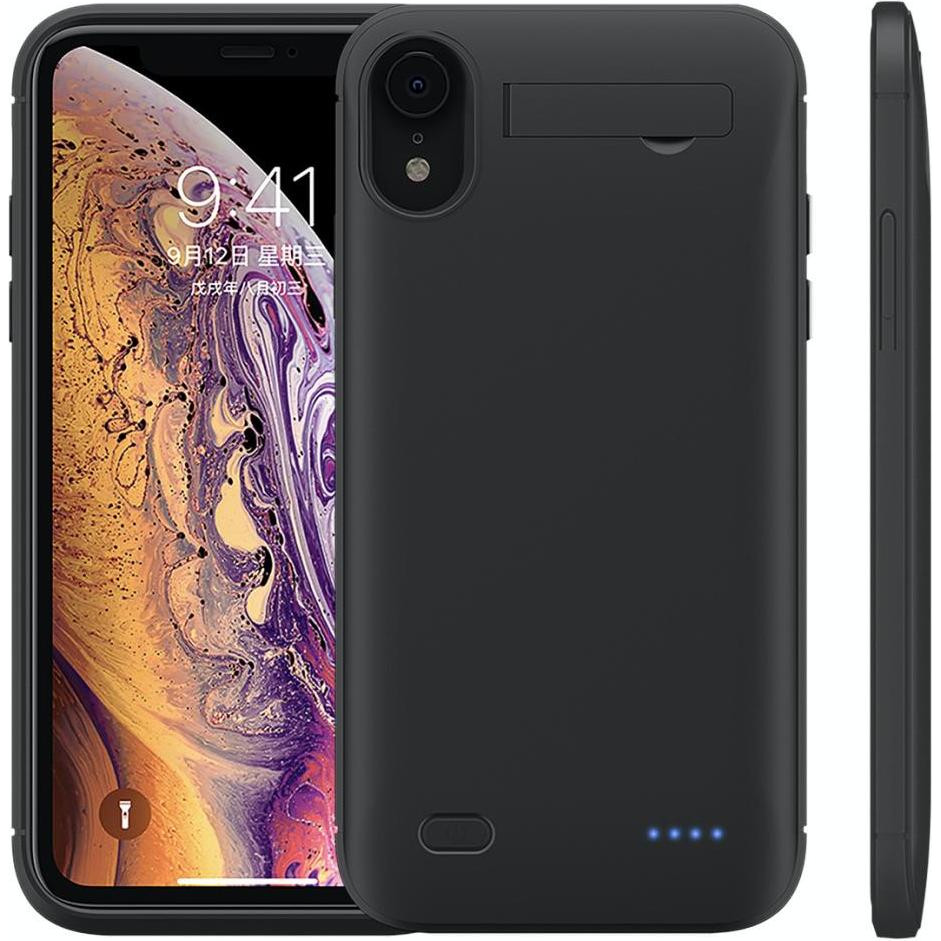 iBattery Чохол-зарядка  для iPhone XR 6200 mAh black - зображення 1