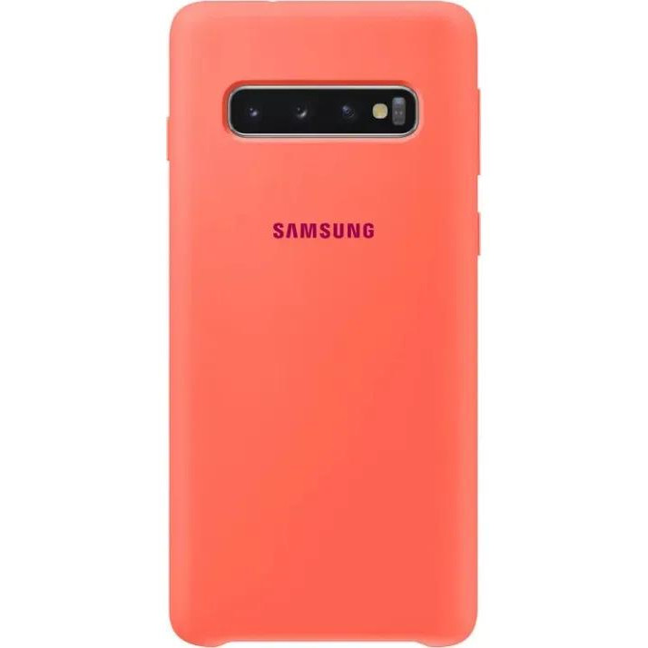 Samsung G973 Galaxy S10 Silicone Cover Berry Pink (EF-PG973THEG) - зображення 1