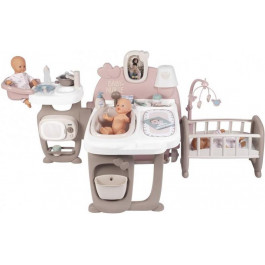   Smoby Toys Baby Nurse Кімната малюка з кухнею, ванною, спальнею та аксесуарами (220376)