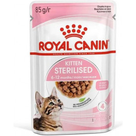   Royal Canin Kitten Sterilised in Gravy 85 г 12 шт