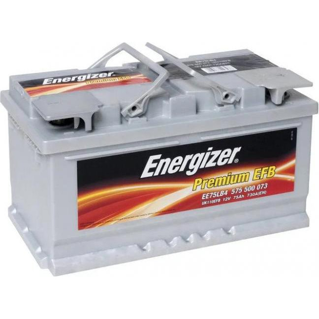 Energizer 6СТ-75 Premium EFB EE75LB4 - зображення 1