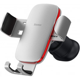   Baseus Metal Age II Gravity Car Mount Air Outlet Version Silver (SUJS000012)