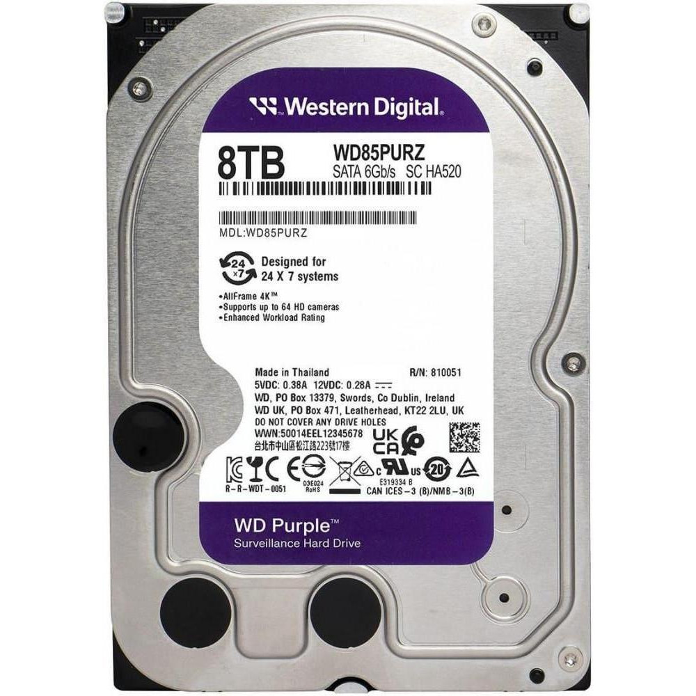 WD Purple 8 TB (WD85PURZ) - зображення 1