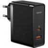 Baseus GaN5 Pro Fast Charger Type-C+USB 100W Black (CCGP090201) - зображення 1