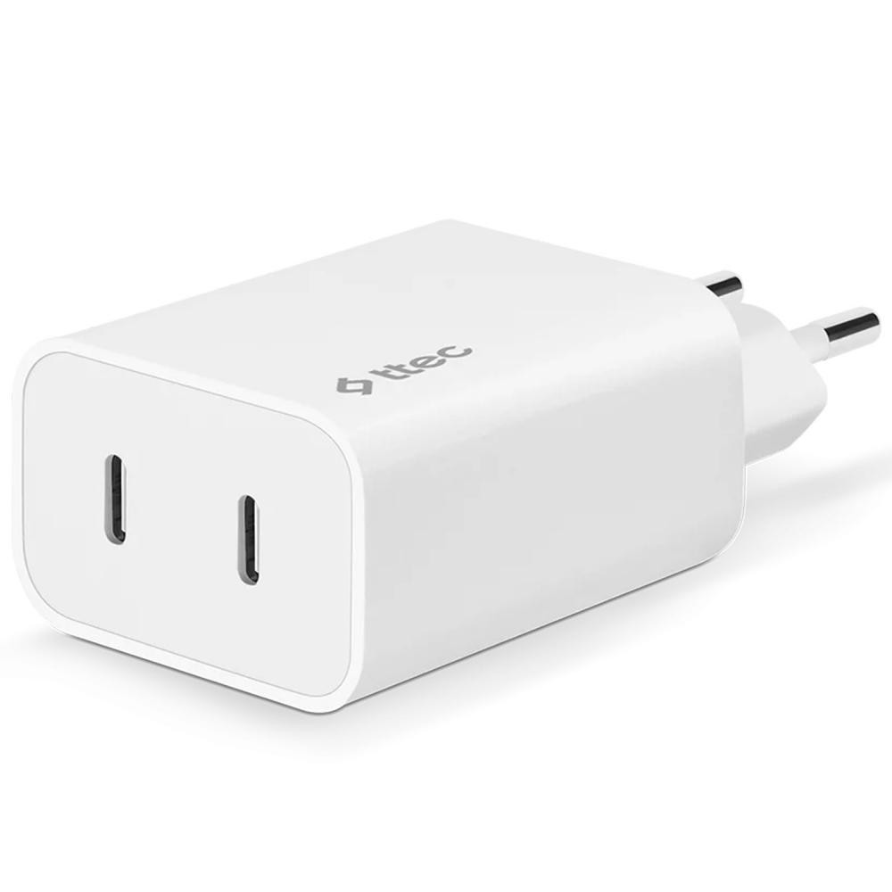 TTEC SmartCharger Duo PD USB-C 40W White (2SCS27B) - зображення 1