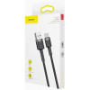 Baseus USB Cabel to USB-C Cafule 1m Grey/Black (CATKLF-BG1) - зображення 6