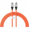 Baseus CoolPlay Series Fast Charging Cable Type-C to Type-C 100W 1m Orange (CAKW000207) - зображення 2