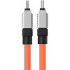 Baseus CoolPlay Series Fast Charging Cable Type-C to Type-C 100W 1m Orange (CAKW000207) - зображення 4