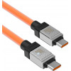 Baseus CoolPlay Series Fast Charging Cable Type-C to Type-C 100W 1m Orange (CAKW000207) - зображення 7