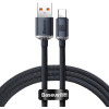 Baseus Crystal Shine Series Fast Charging Data Cable USB to Type-C 100W 1.2m Black (CAJY000401) - зображення 1