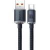 Baseus Crystal Shine Series Fast Charging Data Cable USB to Type-C 100W 1.2m Black (CAJY000401) - зображення 2