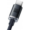 Baseus Crystal Shine Series Fast Charging Data Cable USB to Type-C 100W 1.2m Black (CAJY000401) - зображення 3