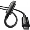 Baseus Tungsten Gold Fast Charging Data USB-C to USB-C 240W 2m Black (CAWJ040101) - зображення 3