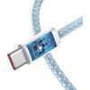 Baseus Dynamic Series Fast Charging Data Cable Type-C to Type-C 100W Blue 2m (CALD000303) - зображення 6