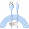 Baseus Jelly Liquid Silica Gel Fast Charging Data Cable USB to Lightning 2m Blue (CAGD000103) - зображення 1