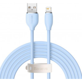   Baseus Jelly Liquid Silica Gel Fast Charging Data Cable USB to Lightning 2m Blue (CAGD000103)