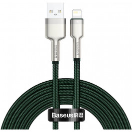   Baseus Cafule Metal Data Cable USB for Lightning 2m Green (CALJK-B06)