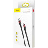 Baseus Cafule Series Type-C PD2.0 60W Flash charge Cable 20V 3A 1m Red black (CATKLF-G91) - зображення 6