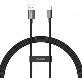   Baseus Superior Series USB Cable to USB-C Fast Charging Data 65W 2m Black (CAYS001001)