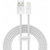 Baseus Dynamic Series Fast Charging Data Cable USB to Lightning 2m White (CALD000502) - зображення 1