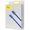 Baseus Crystal Shine Series Fast Charging Data Cable Type-C to Lightning 2m Blue (CAJY000303) - зображення 6