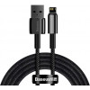 Baseus Tungsten Gold Fast Charging Data Cable USB for Lightning 2m Black (CALWJ-A01) - зображення 1