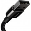 Baseus Tungsten Gold Fast Charging Data Cable USB for Lightning 2m Black (CALWJ-A01) - зображення 5