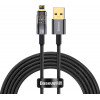 Baseus Explorer Series Intelligent Power-Off Lightning Cable 2m Black (CATS000501) - зображення 1