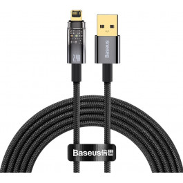   Baseus Explorer Series Intelligent Power-Off Lightning Cable 2m Black (CATS000501)