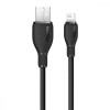 Baseus Pudding Series USB - Lightning 2.4A 2m Black (P10355700111-01) - зображення 2