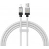 Baseus CoolPlay Series USB Cable to Lightning 2.4A 1m White (CAKW000402) - зображення 2