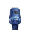 Baseus Crystal Shine Series Fast Charging Data Cable USB to Lightning 2m Blue (CAJY000103) - зображення 6