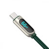 Baseus Display Fast Charging Data Cable USB to Type-C 66W Green 2m (CASX020106) - зображення 2